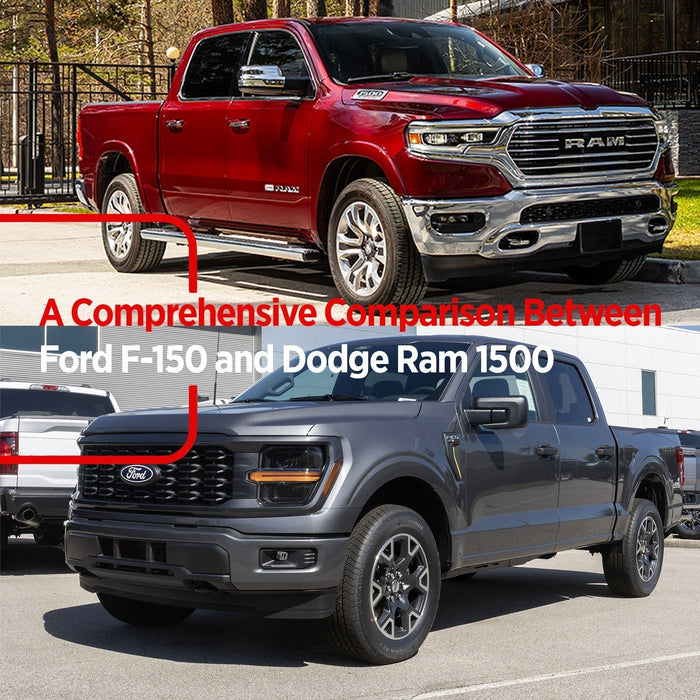 A Comprehensive Comparison Between Ford F-150 and Dodge Ram 1500